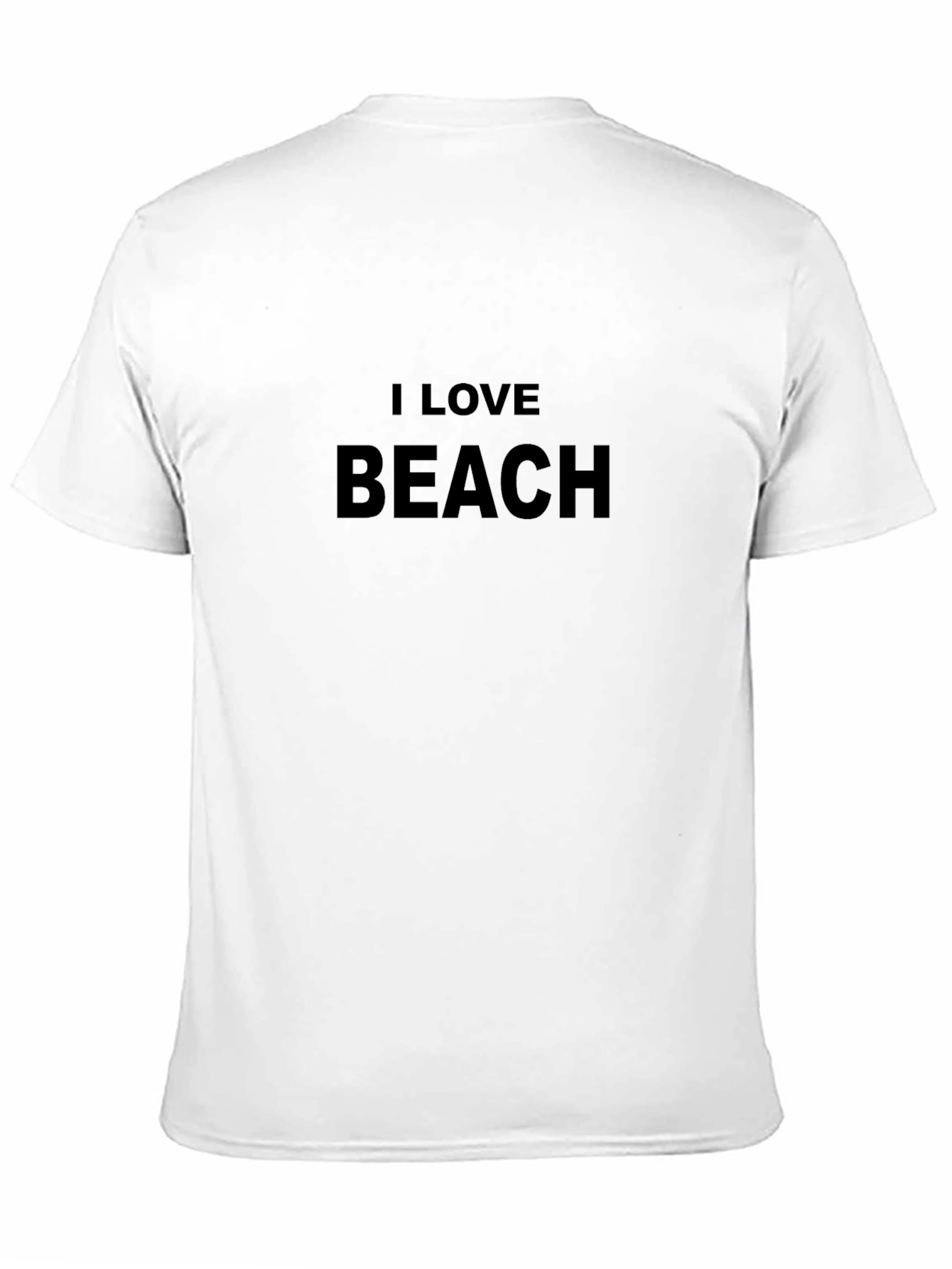 I Love Beach T-Shirt - Soft Cotton Tee