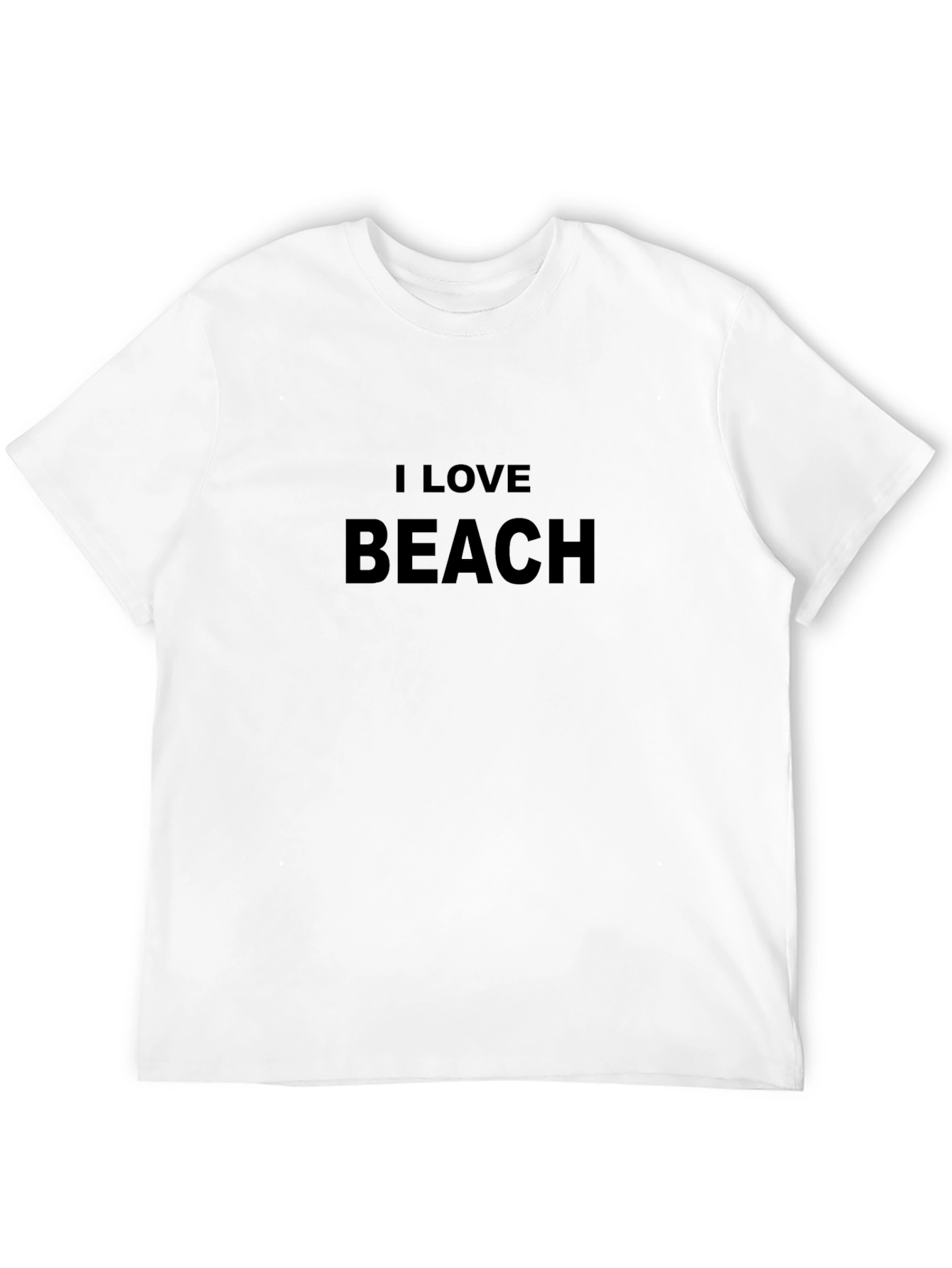 I Love Beach T-Shirt - Soft Cotton Tee