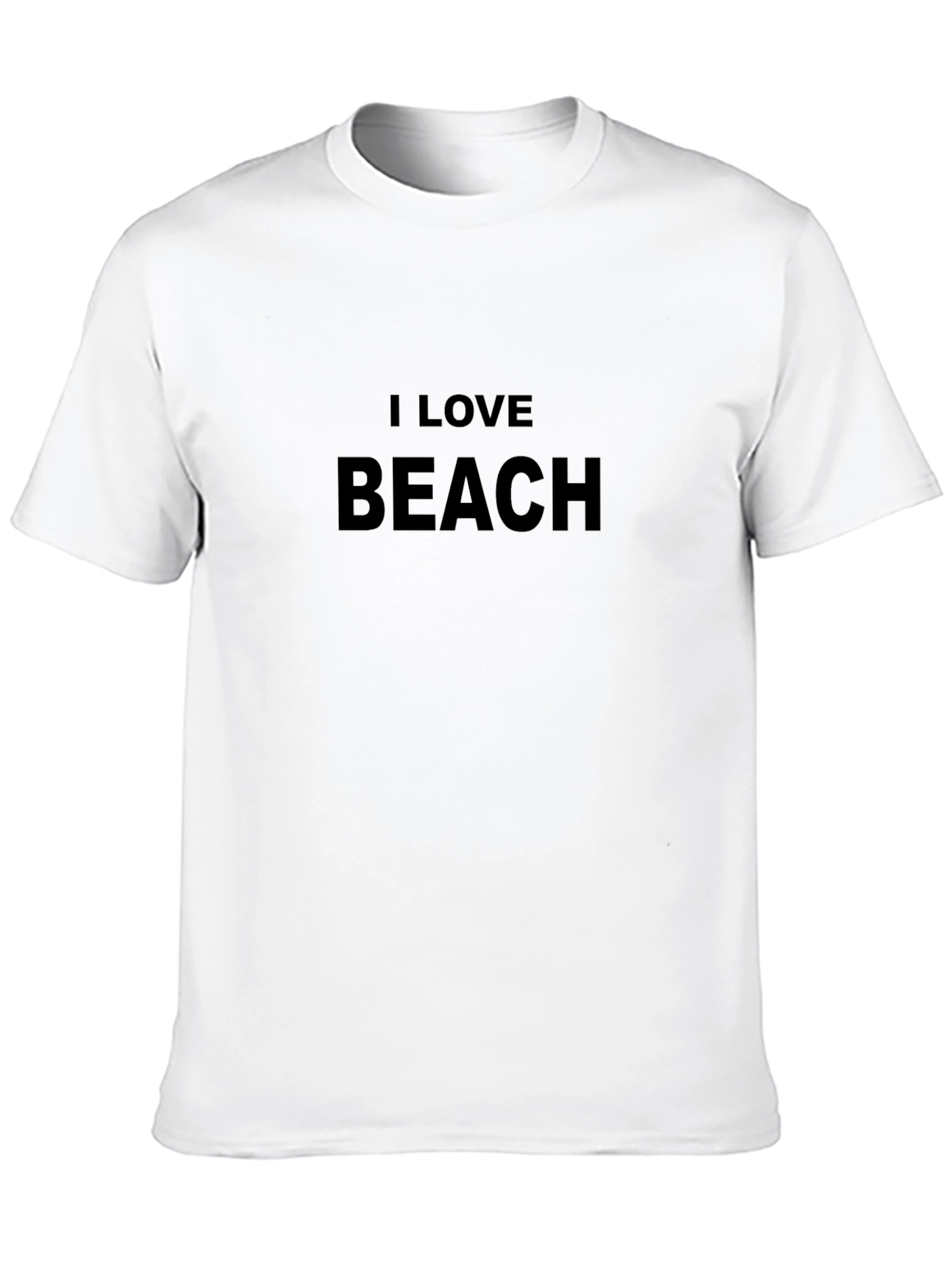 I Love Beach T-Shirt - Soft Cotton Tee