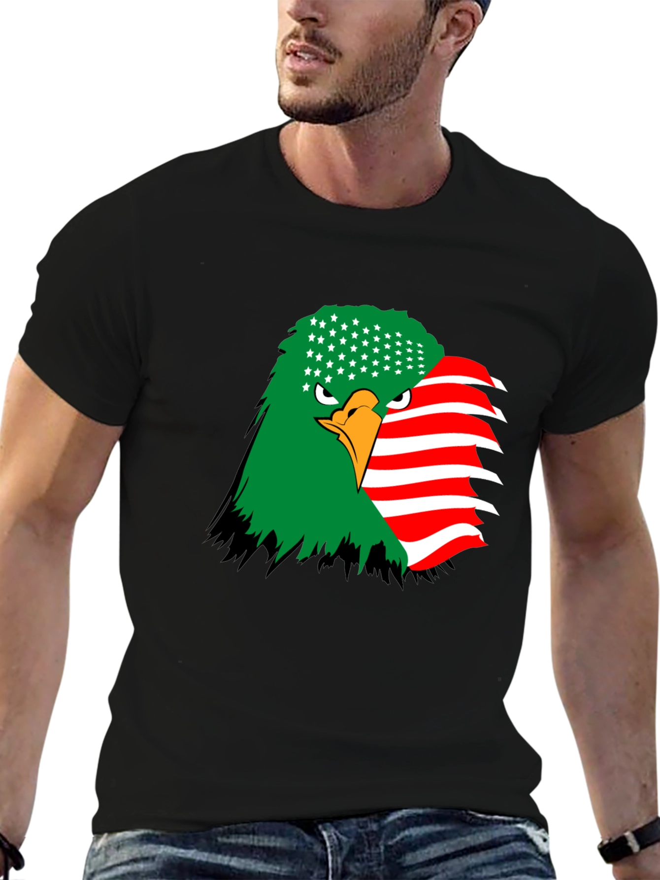 American Eagle Graphic Tee - Patriotic Style