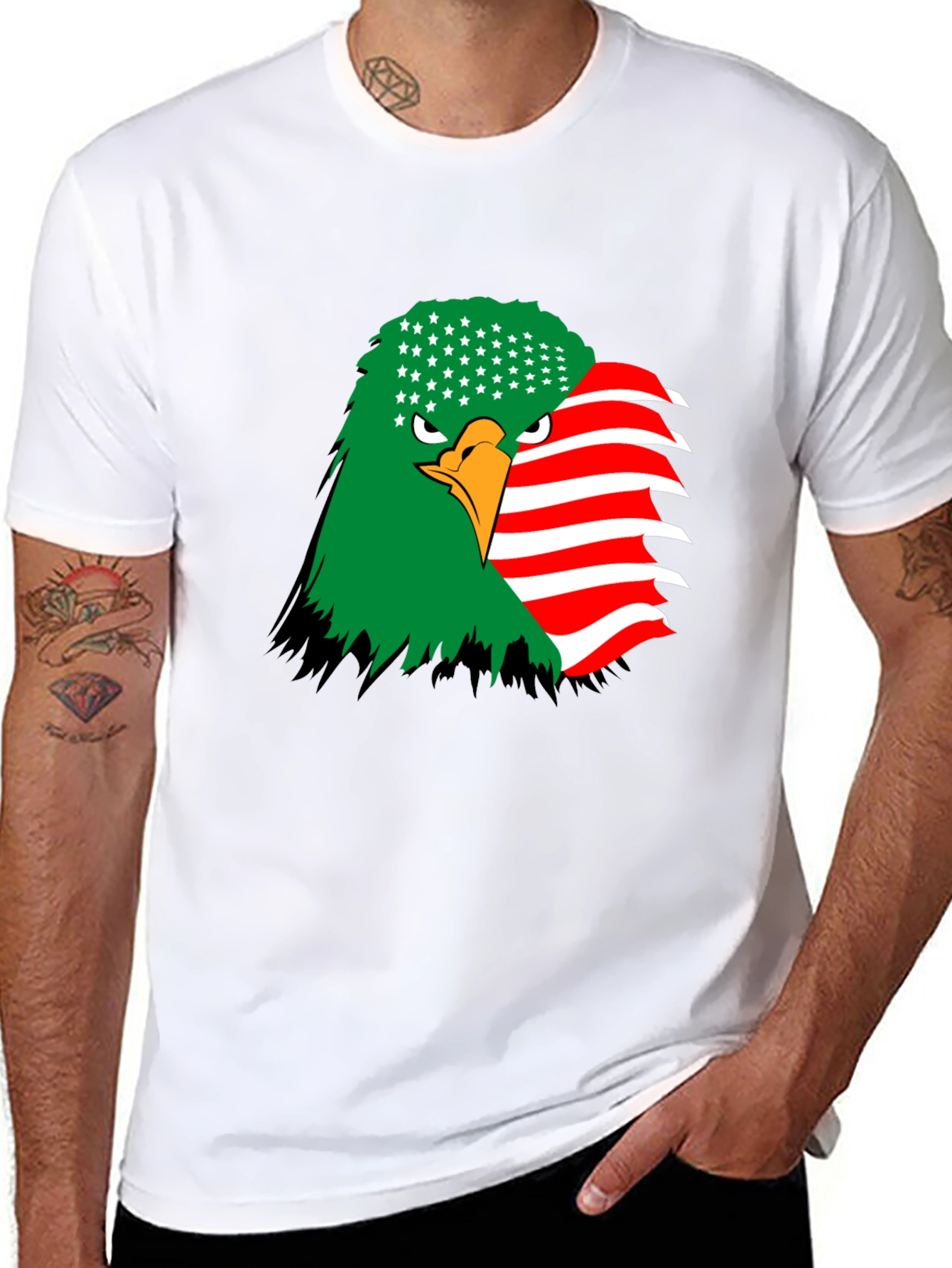 American Eagle Graphic Tee - Patriotic Style