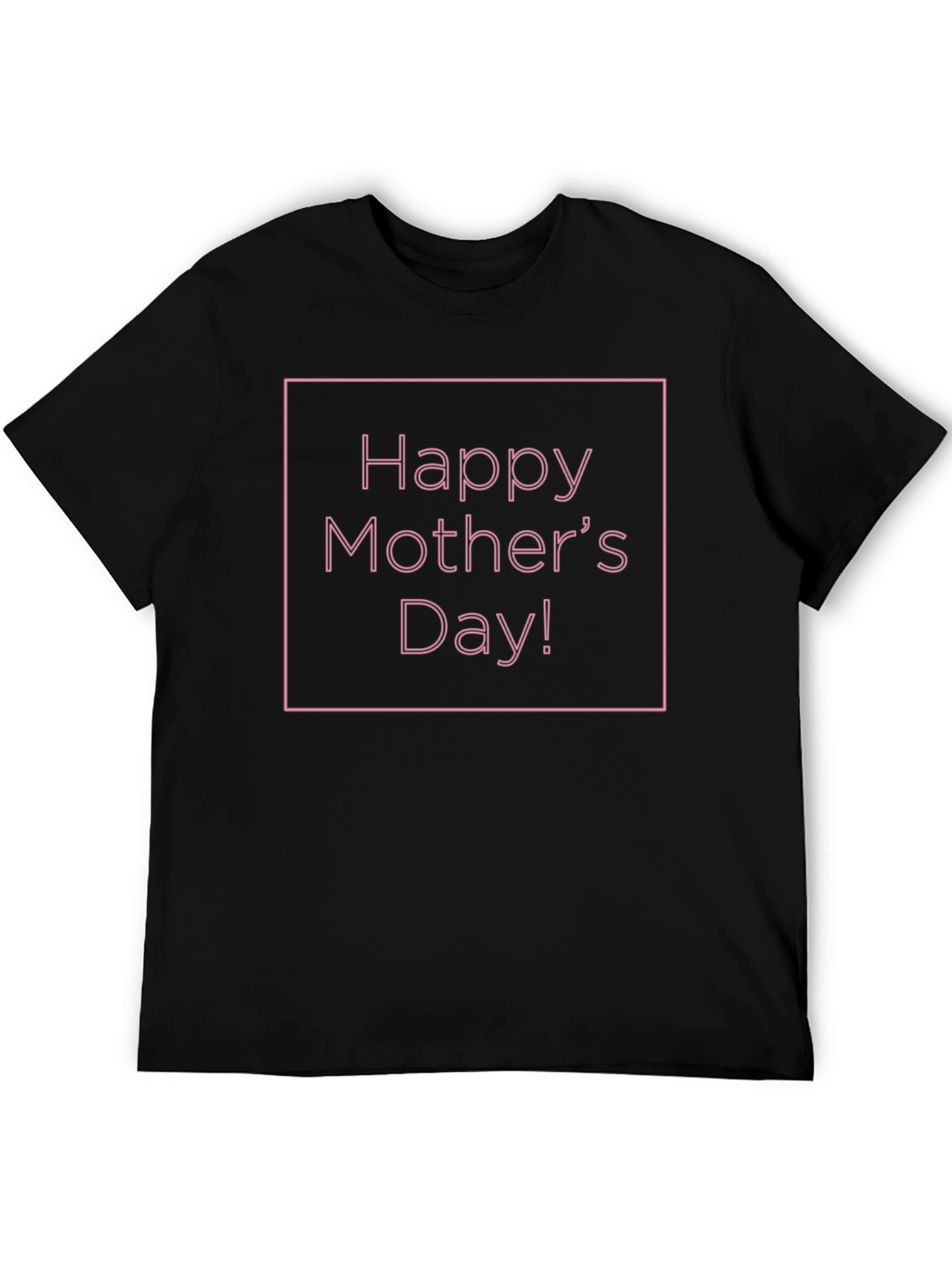 Happy Mothers Day Black Tee