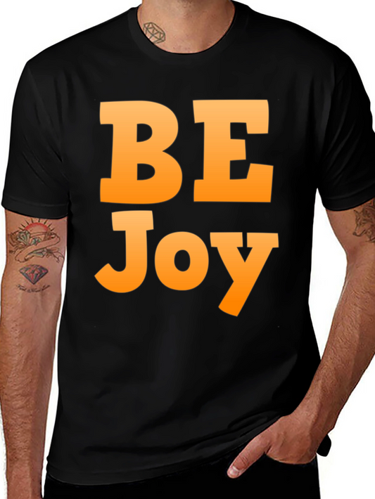 Be Joy Black Graphic T-Shirt