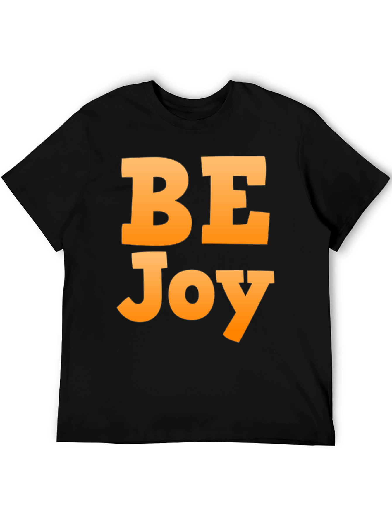 Be Joy Black Graphic T-Shirt