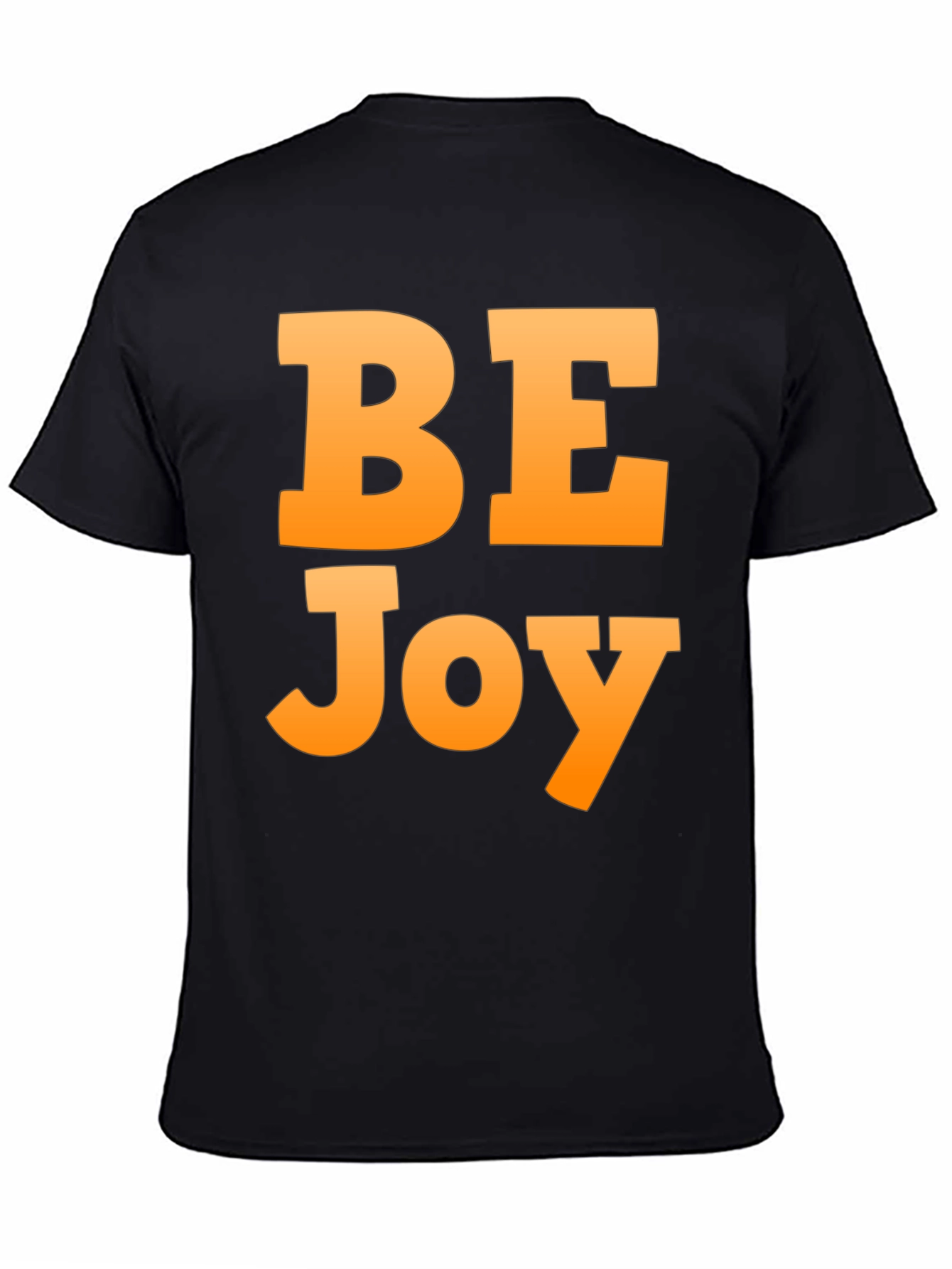 Be Joy Black Graphic T-Shirt