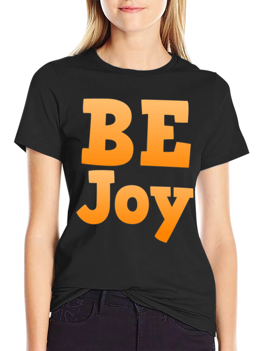 Be Joy Black Graphic T-Shirt