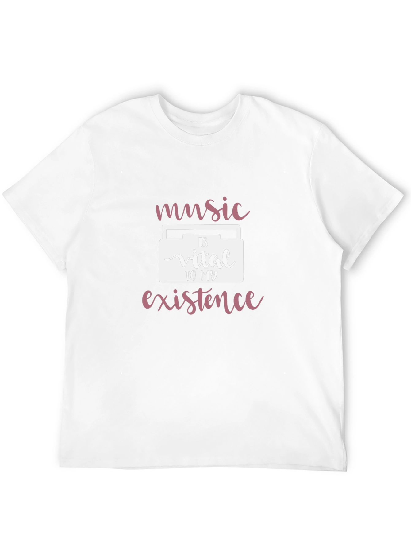 Music is Vital Black T-Shirt