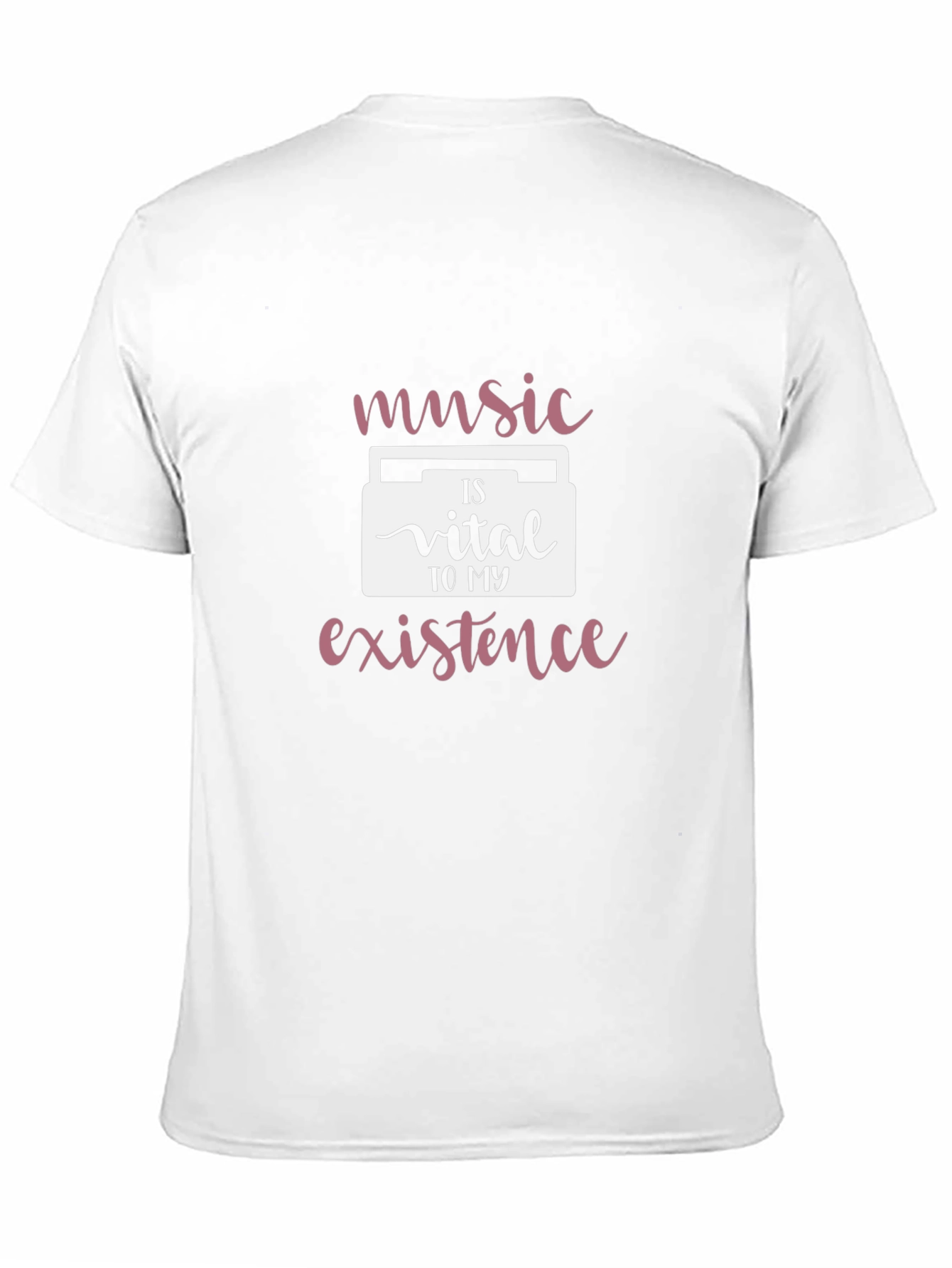 Music is Vital Black T-Shirt