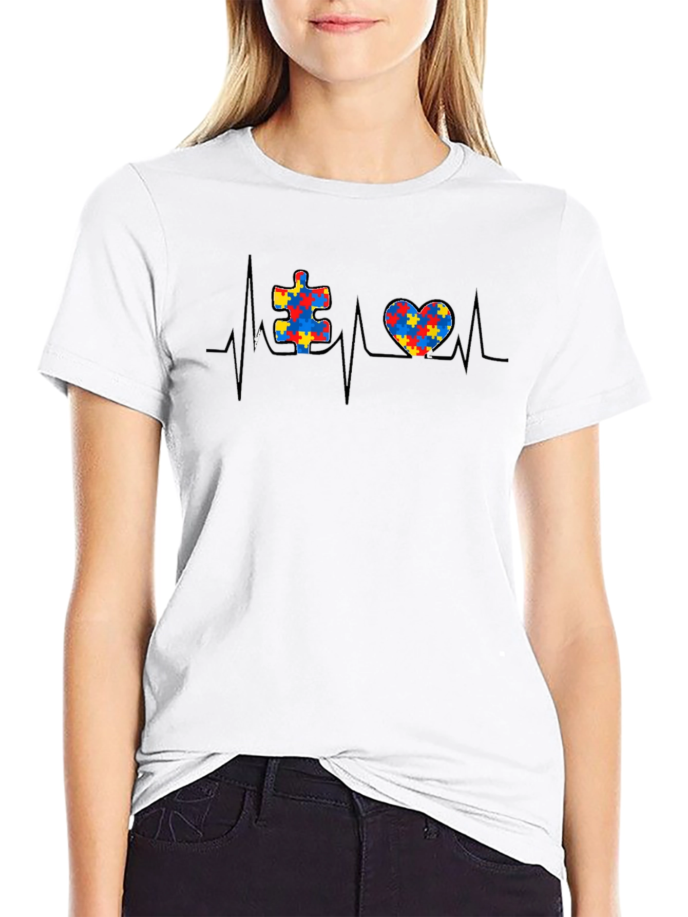 Autism Awareness Heartbeat T-Shirt