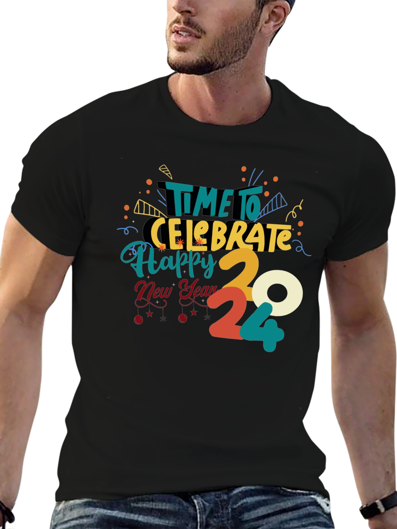 Festive New Years Eve Graphic Tee