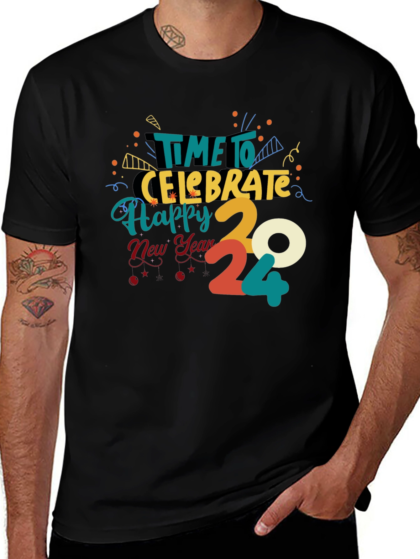 Festive New Years Eve Graphic Tee