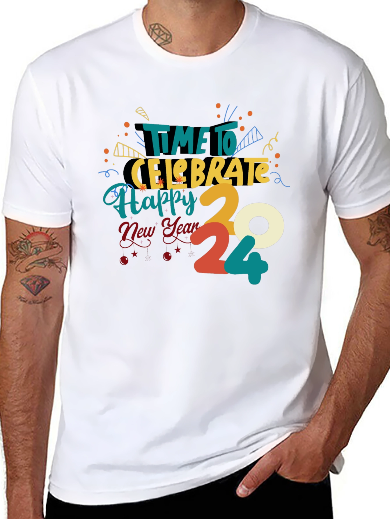 Festive New Years Eve Graphic Tee