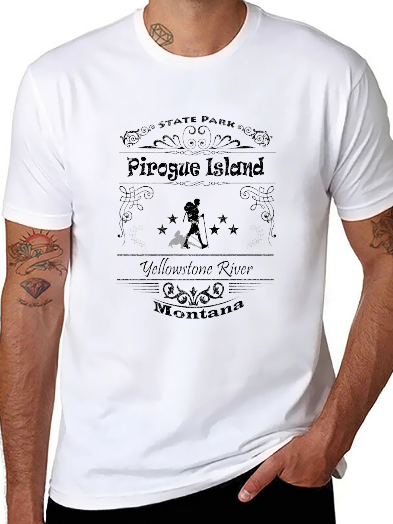 Pirogue Island Montana State Park T-Shirt