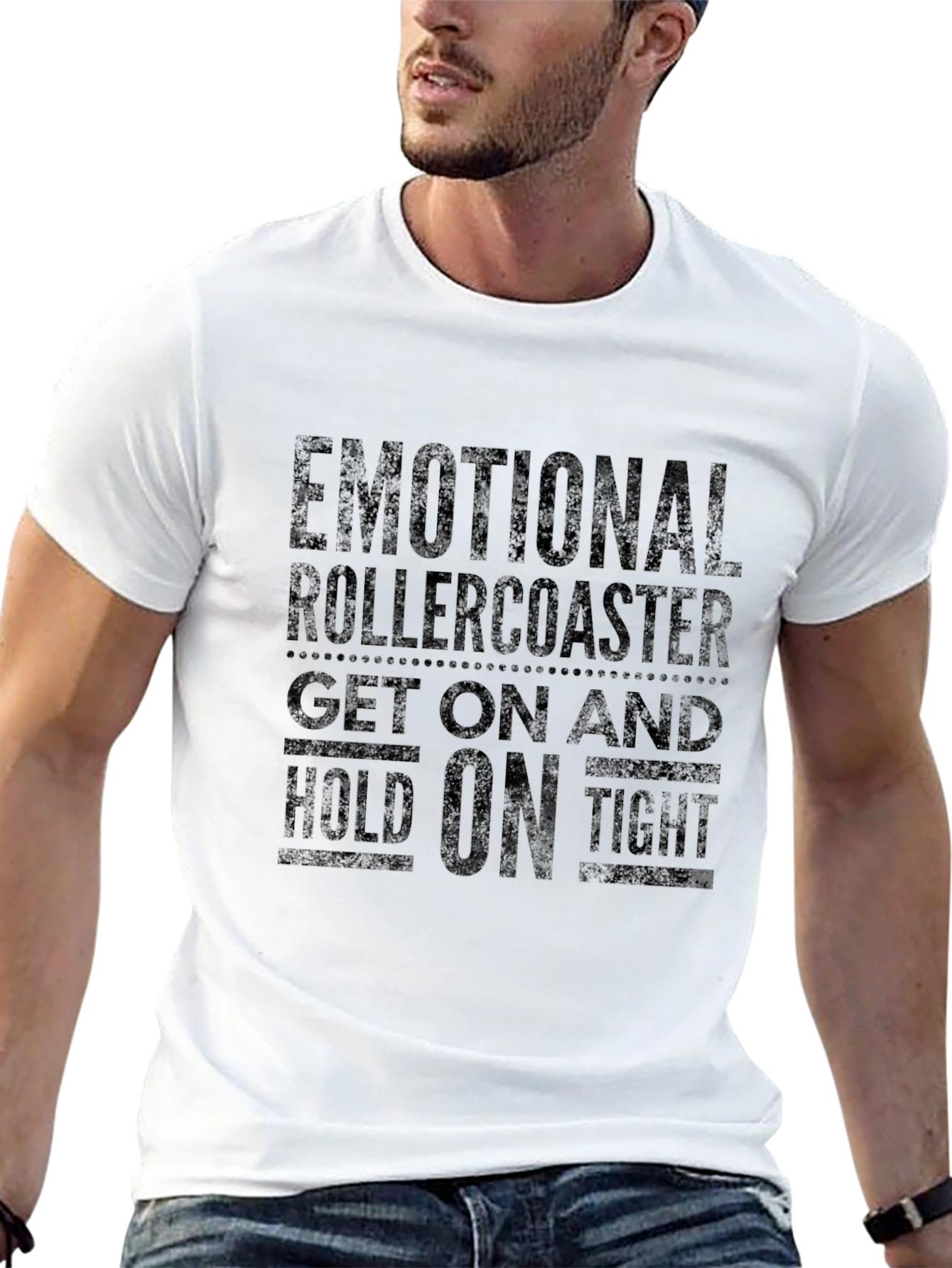 Emotional Rollercoaster T-Shirt - Black