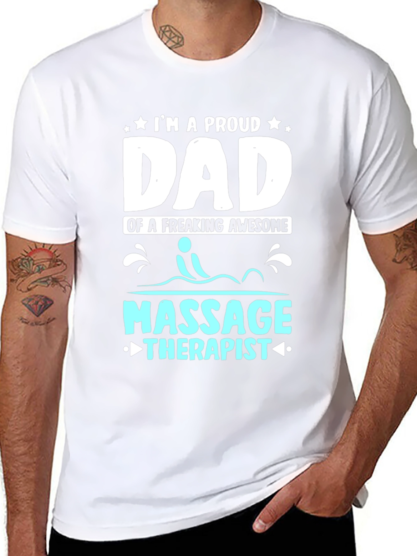 Proud Dad of a Massage Therapist T-Shirt