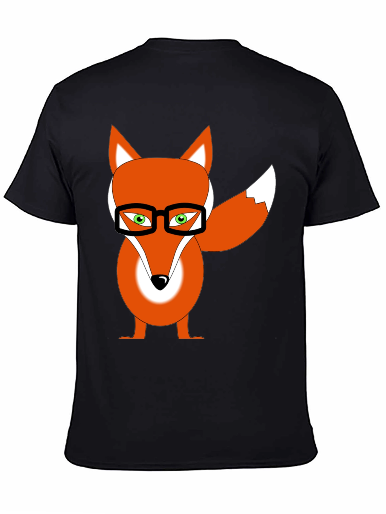 Geeky Fox Graphic Tee - Smart & Stylish