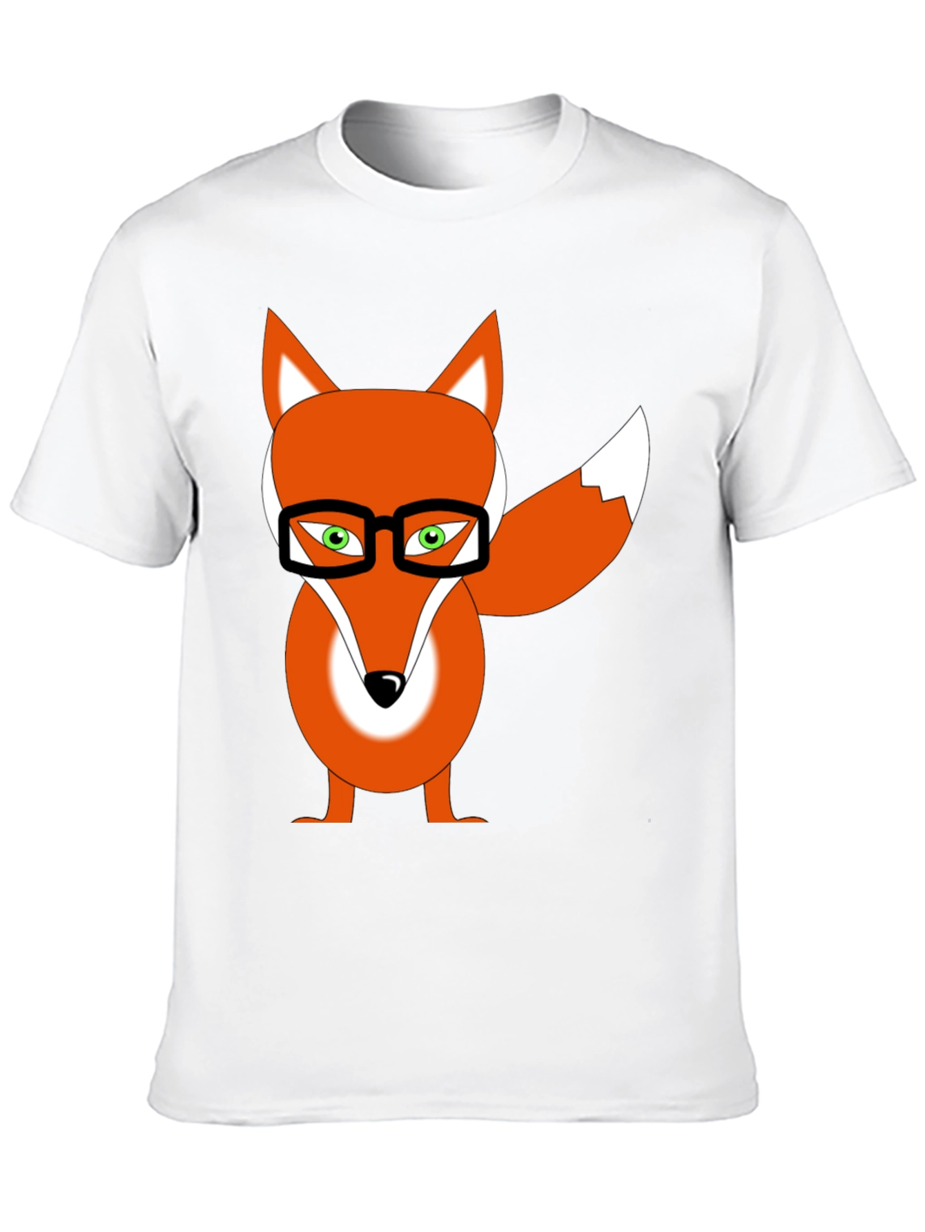 Geeky Fox Graphic Tee - Smart & Stylish