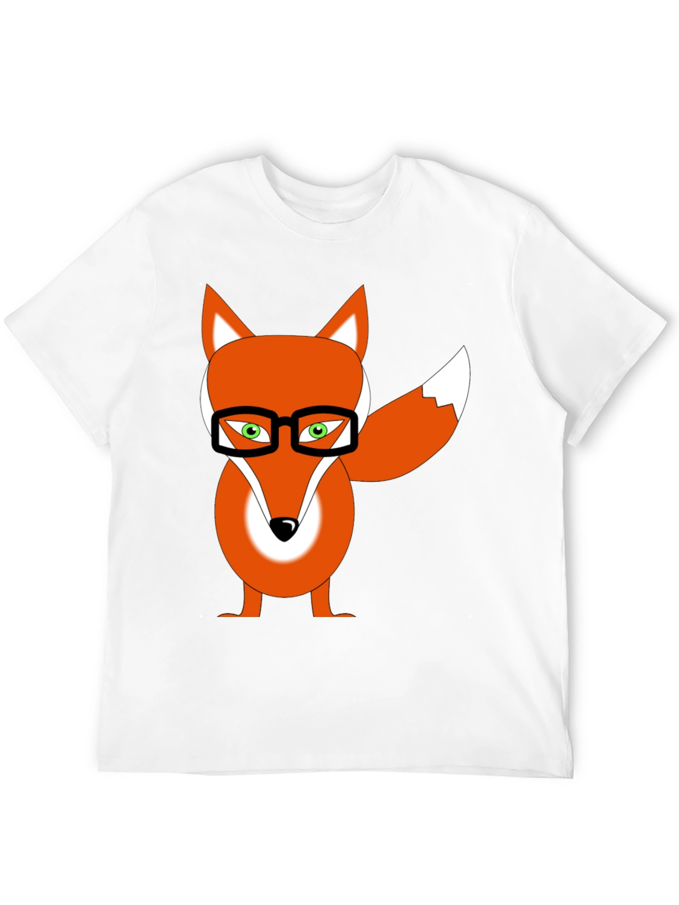 Geeky Fox Graphic Tee - Smart & Stylish