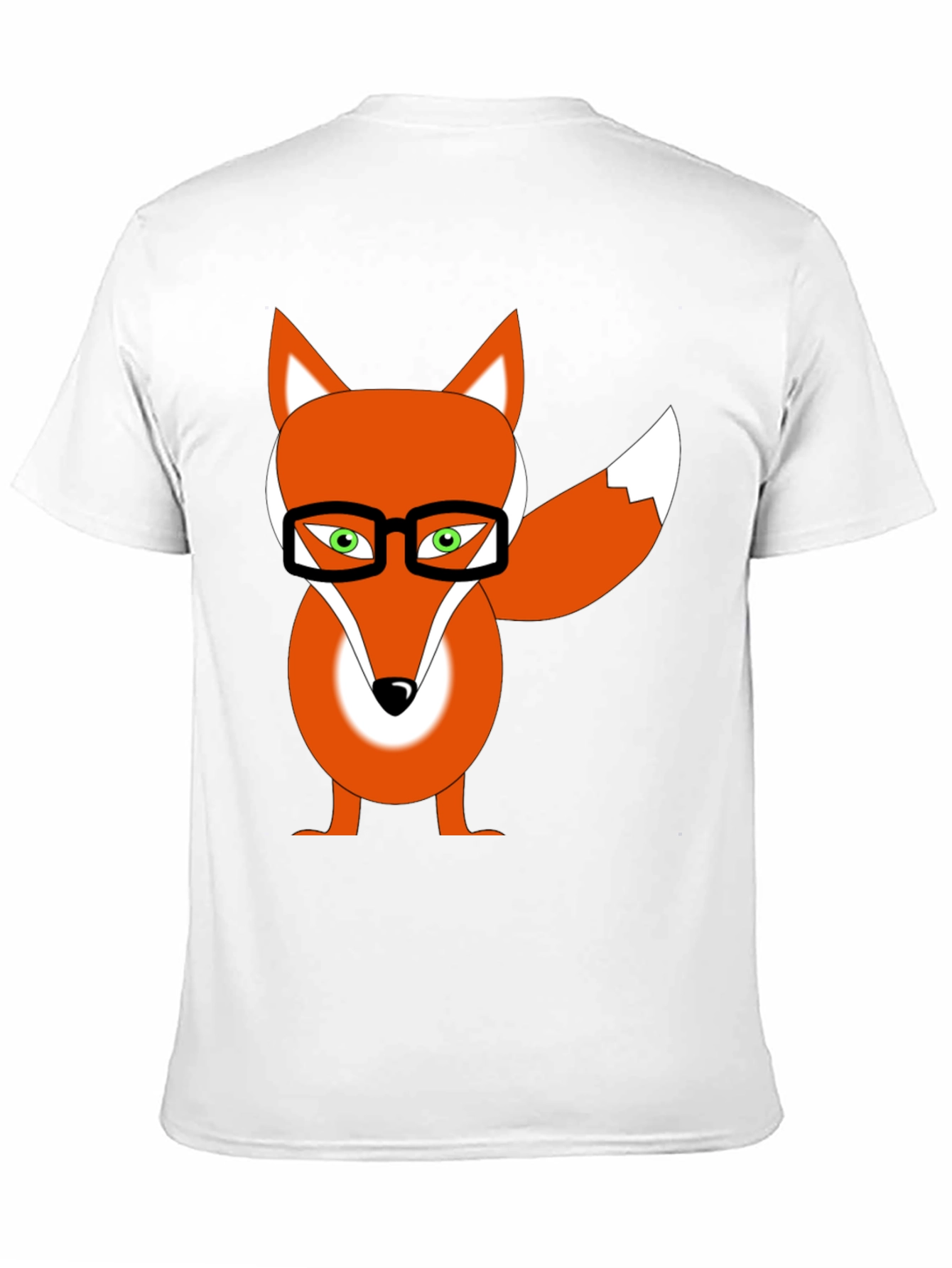 Geeky Fox Graphic Tee - Smart & Stylish
