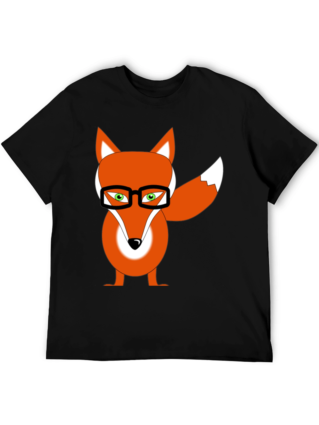 Geeky Fox Graphic Tee - Smart & Stylish