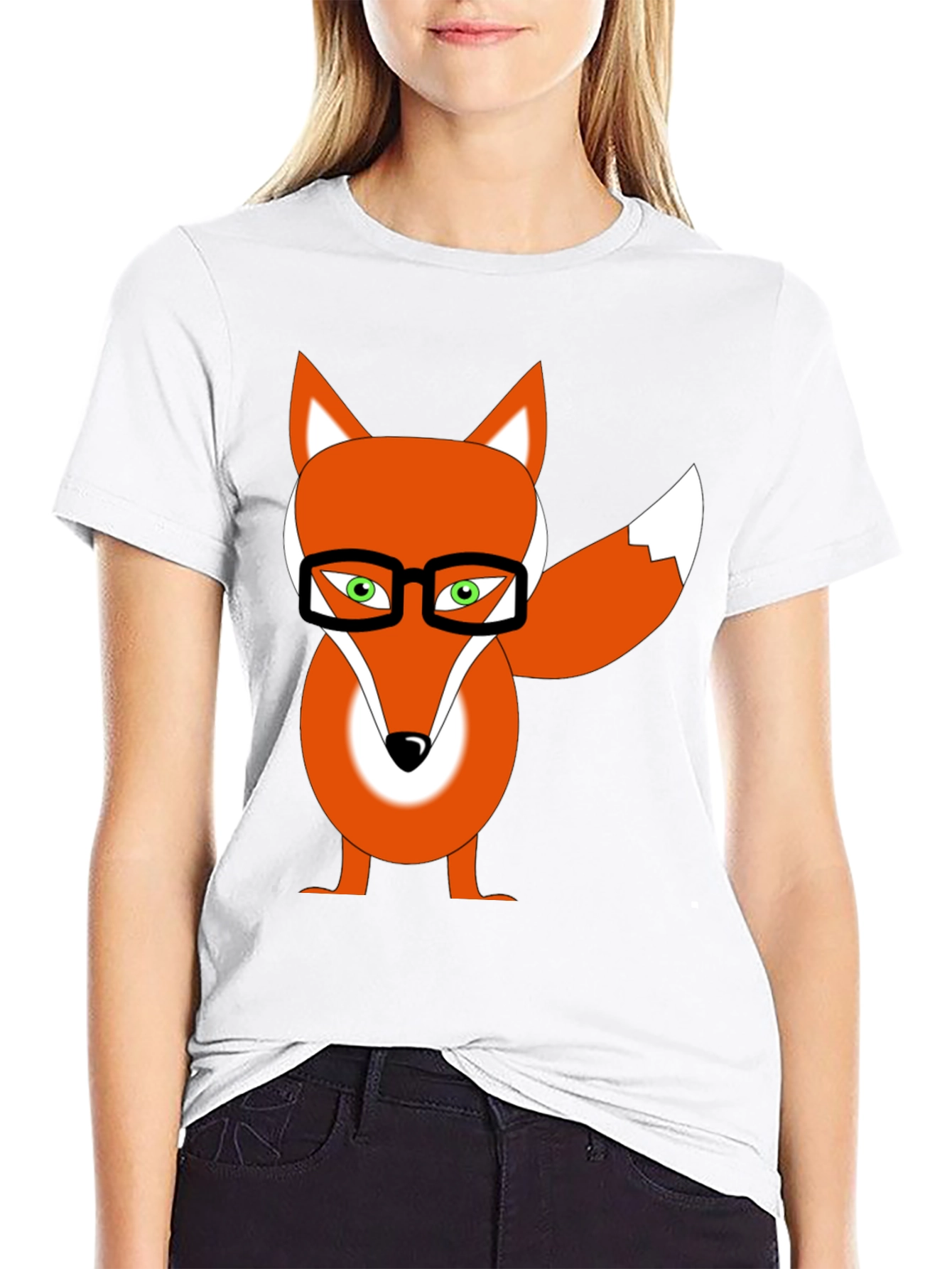 Geeky Fox Graphic Tee - Smart & Stylish