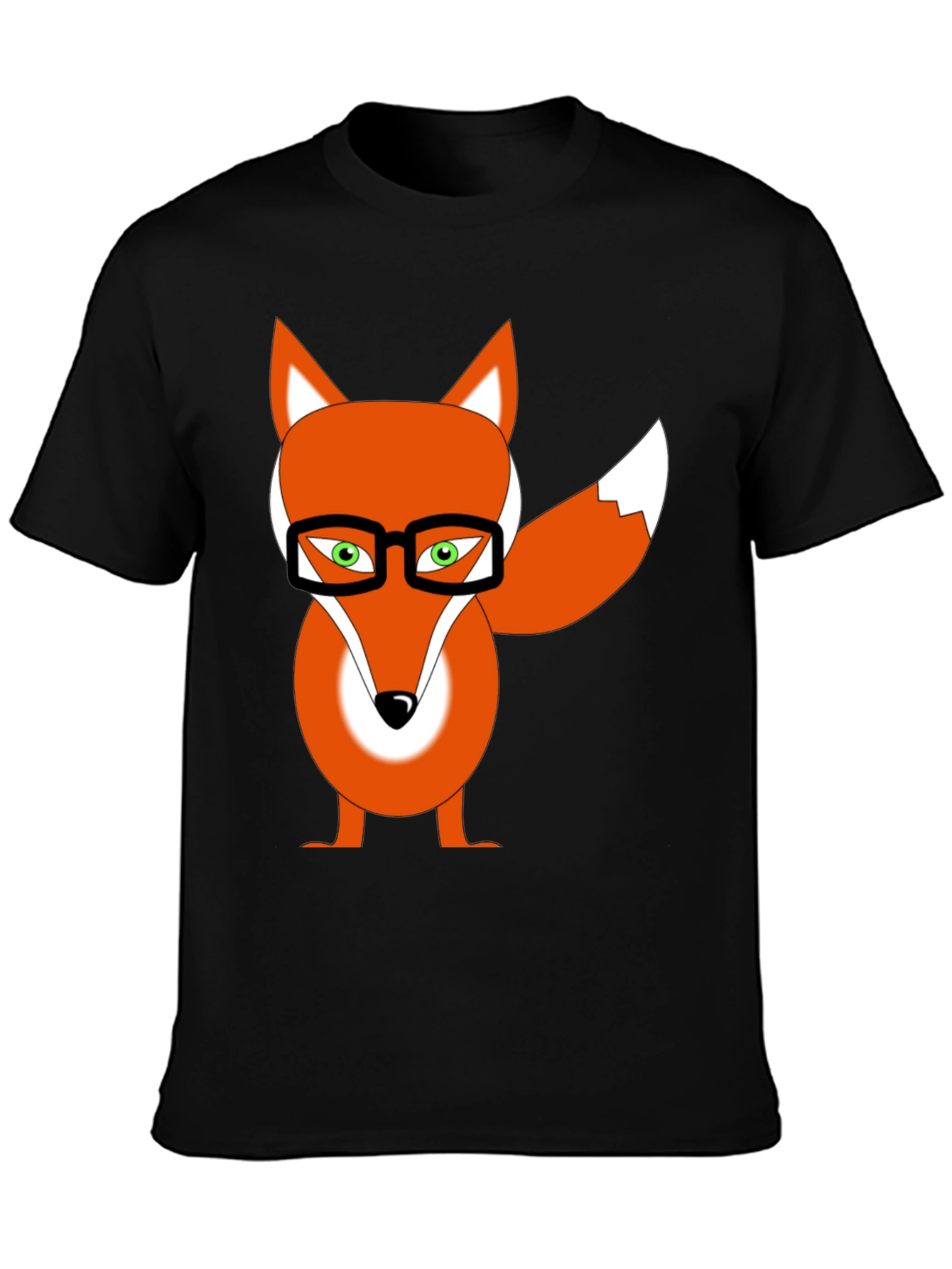 Geeky Fox Graphic Tee - Smart & Stylish