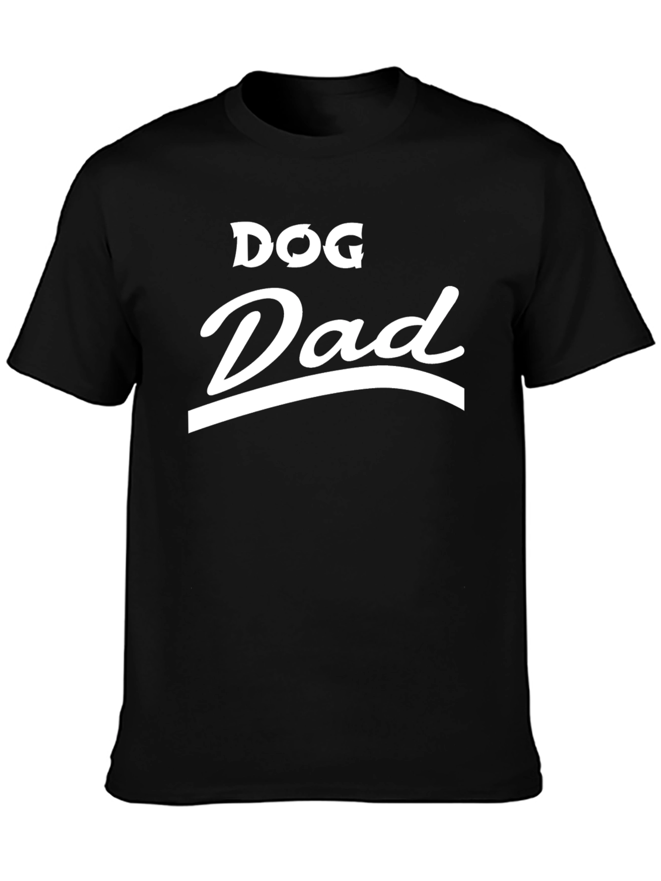 Dog Dad T-Shirt - Black Graphic Tee