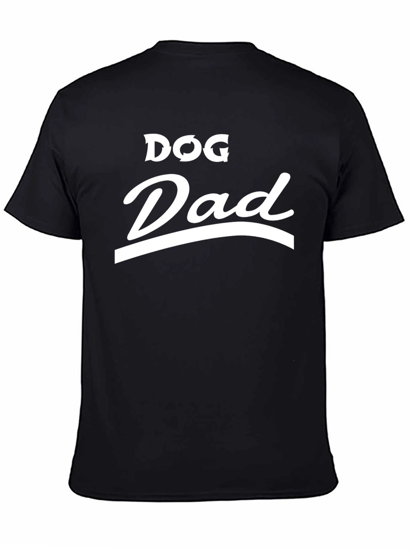 Dog Dad T-Shirt - Black Graphic Tee
