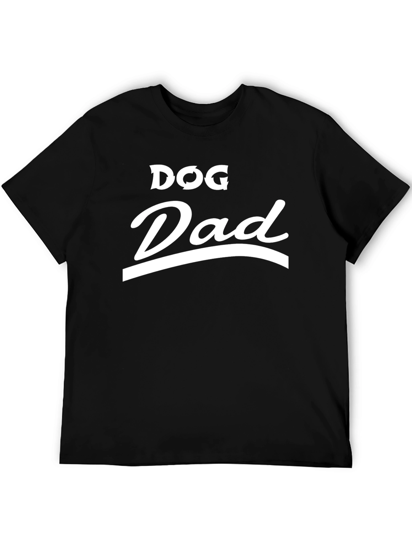 Dog Dad T-Shirt - Black Graphic Tee