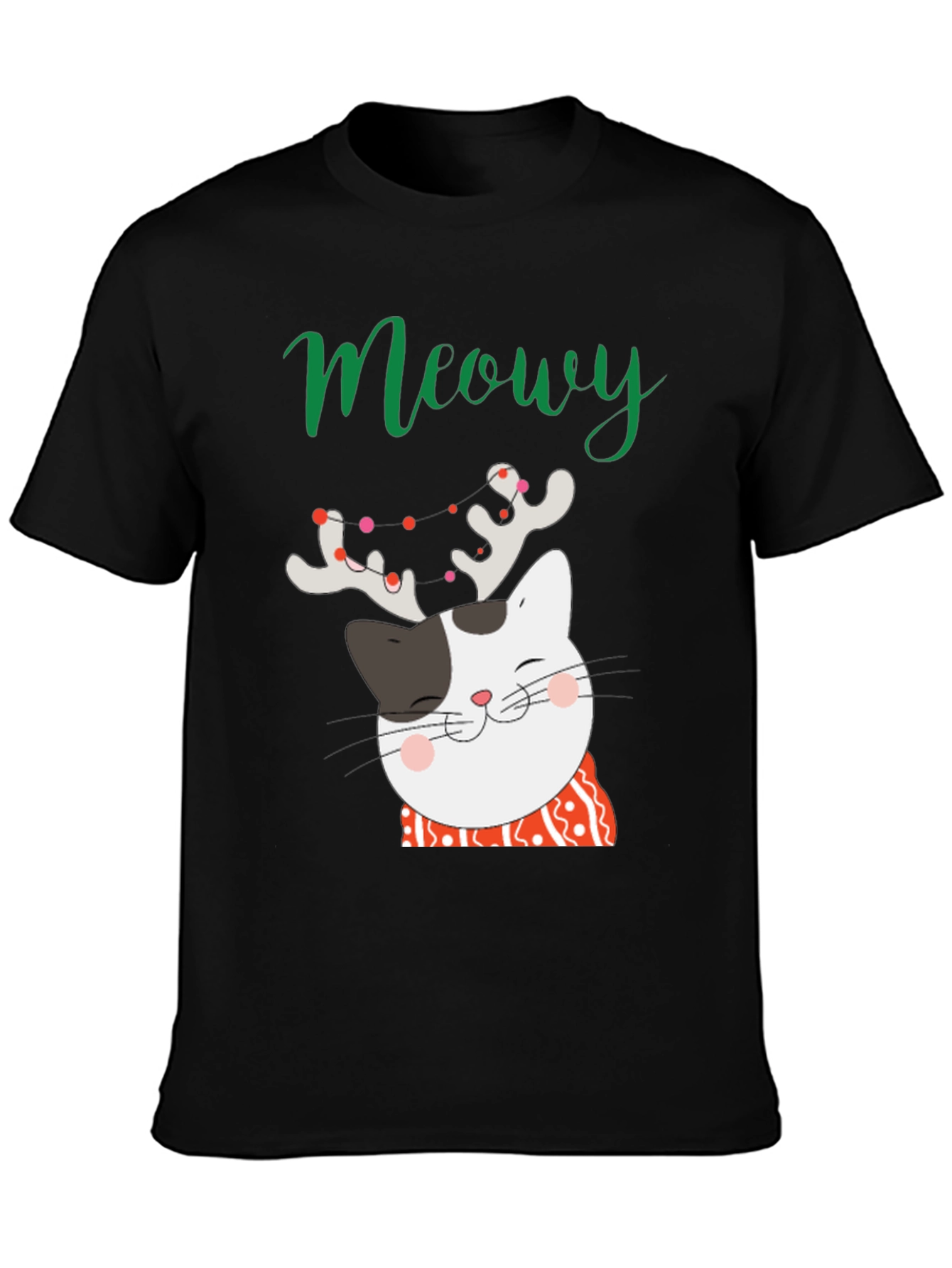 Meowy Christmas Cat T-Shirt
