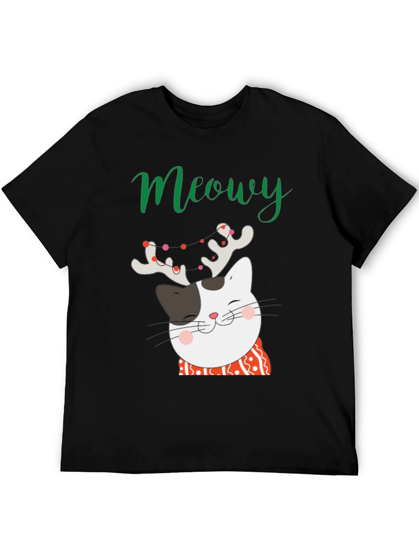 Meowy Christmas Cat T-Shirt