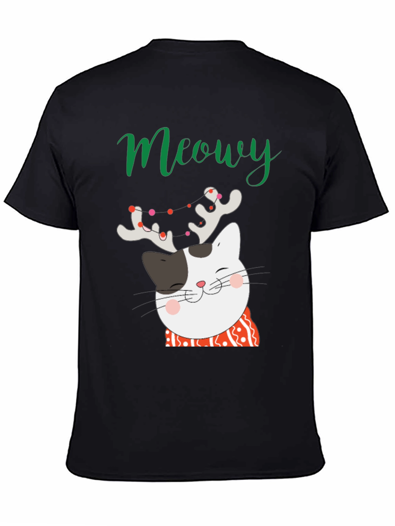 Meowy Christmas Cat T-Shirt