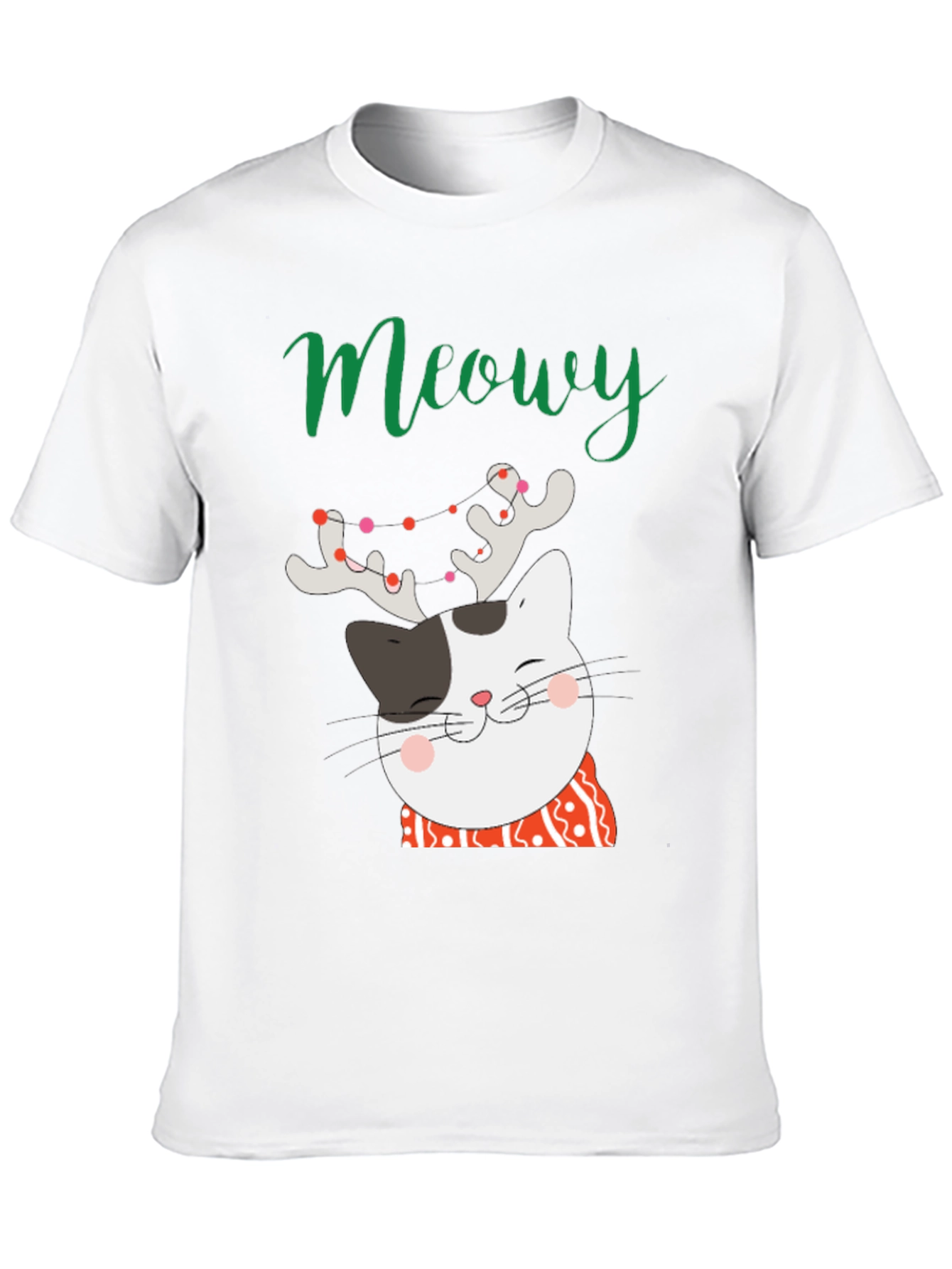 Meowy Christmas Cat T-Shirt