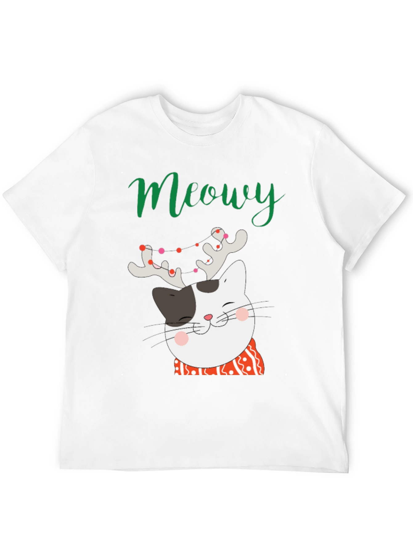 Meowy Christmas Cat T-Shirt