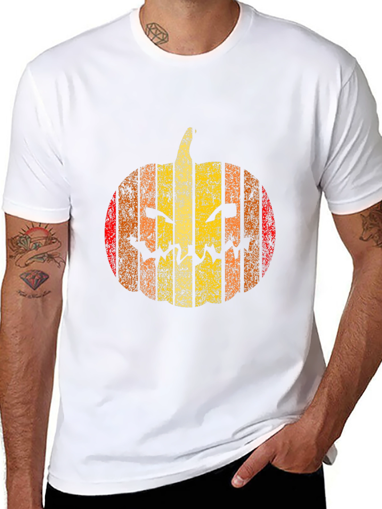 Retro Pumpkin Halloween T-Shirt