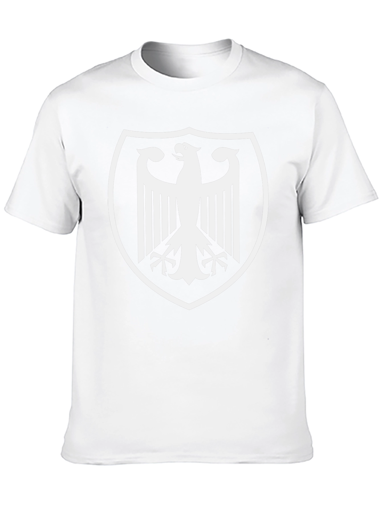 German Eagle Crest Black T-Shirt