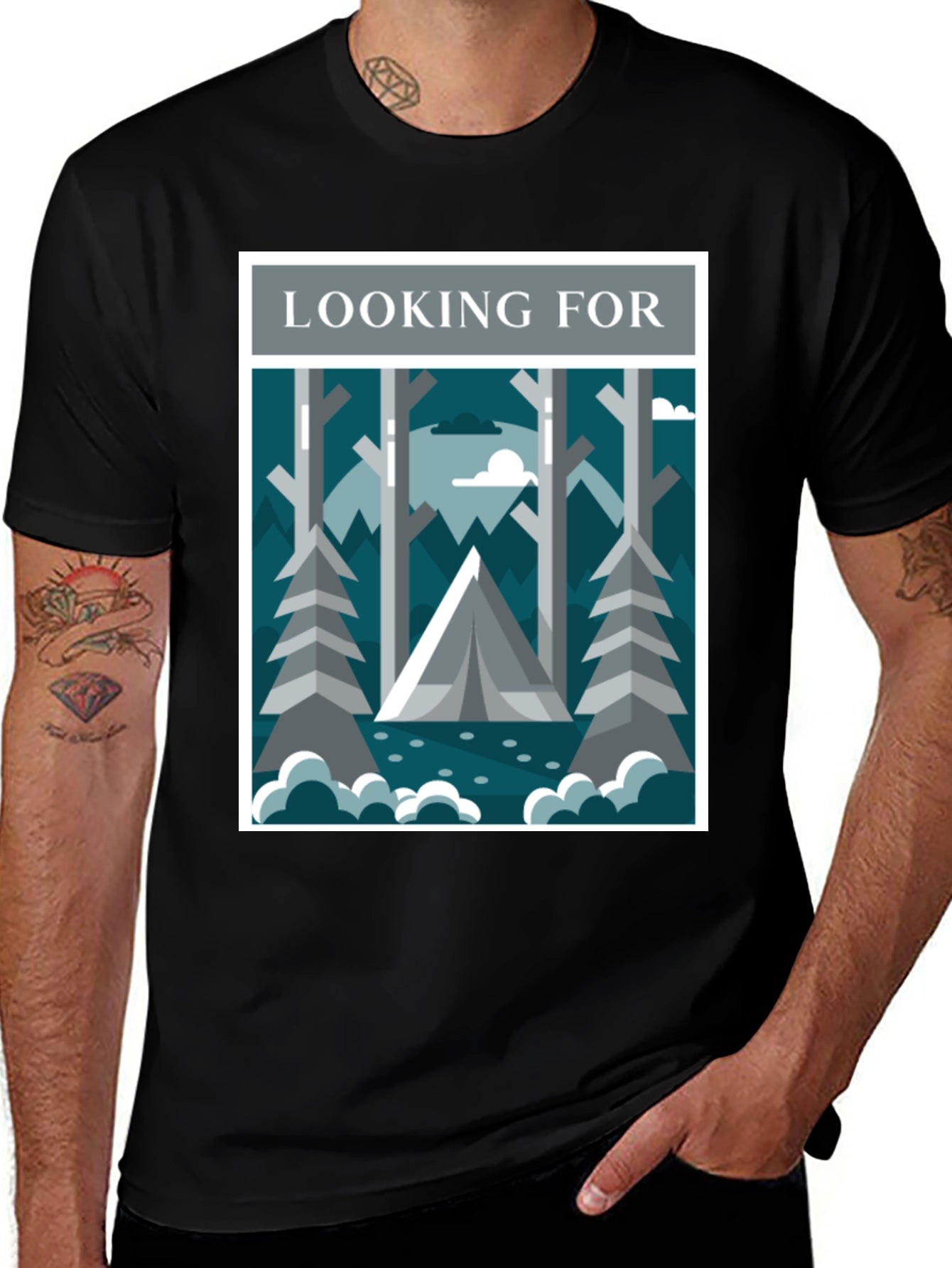 Looking for Adventure Graphic T-Shirt
