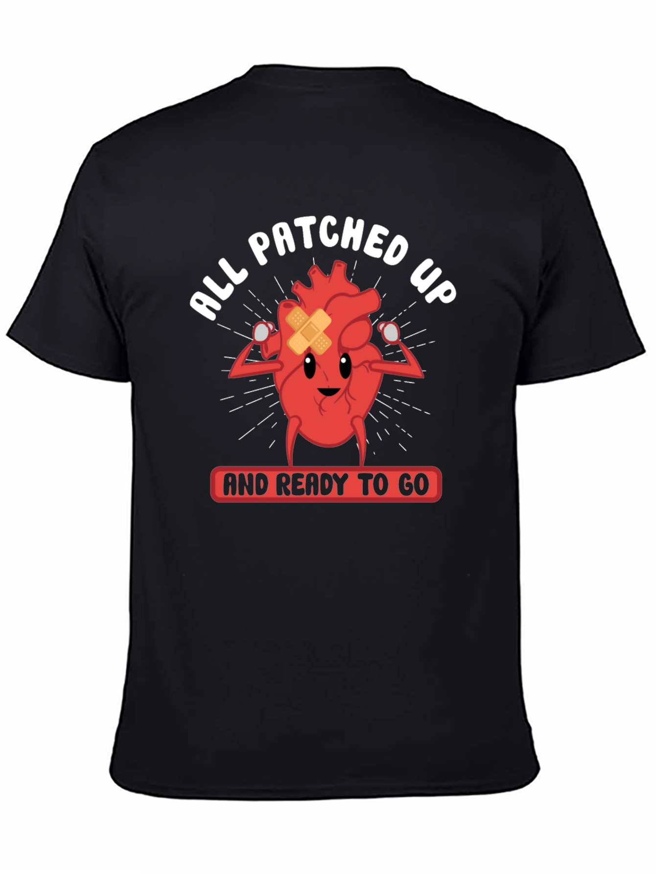 All Patched Up Heart Graphic Tee