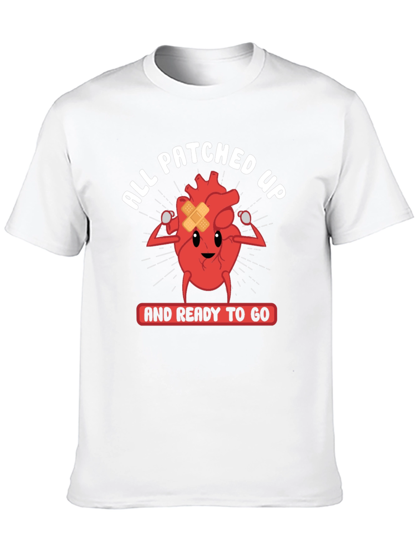 All Patched Up Heart Graphic Tee