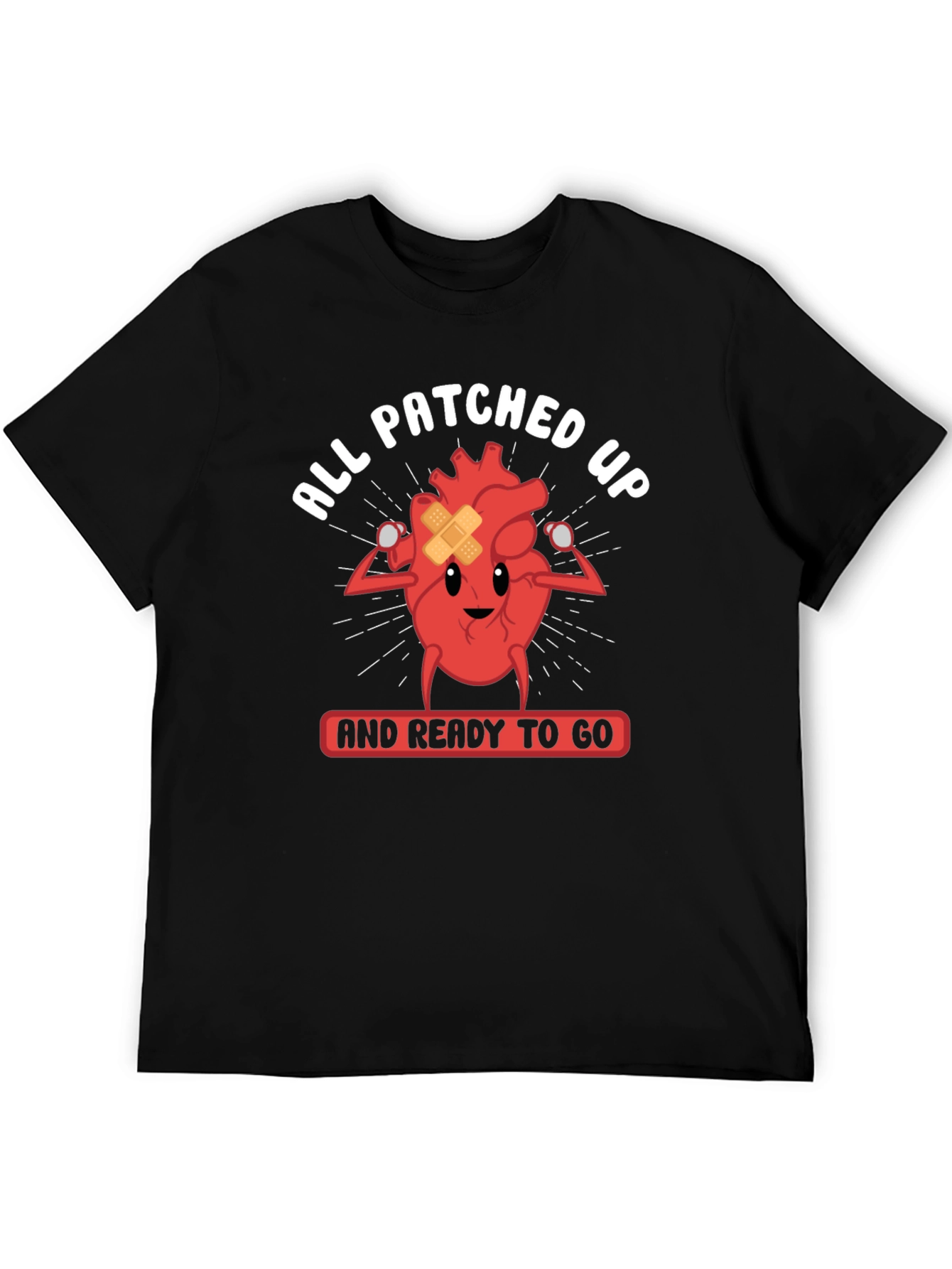 All Patched Up Heart Graphic Tee