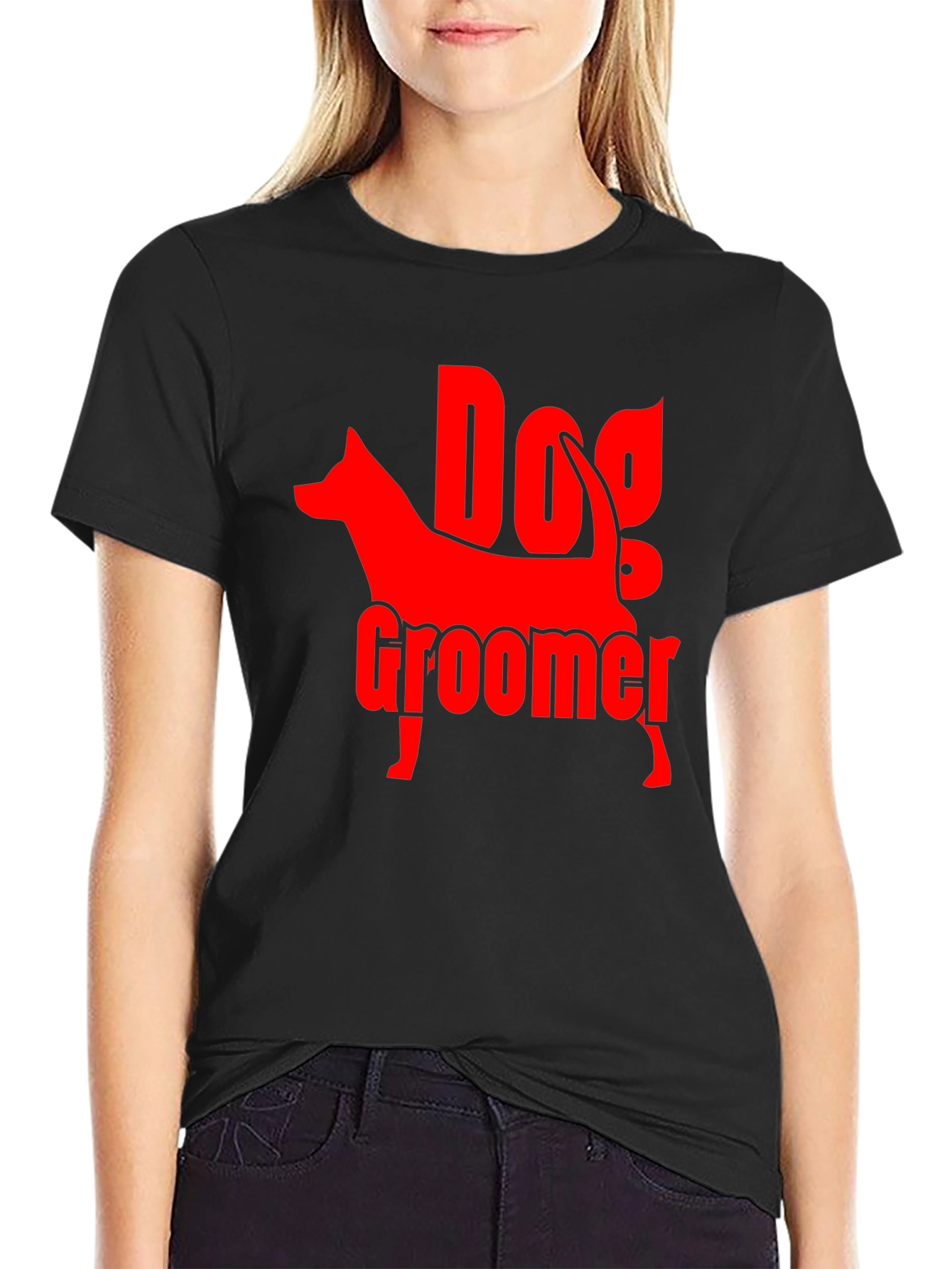Dog Groomer Black T-Shirt
