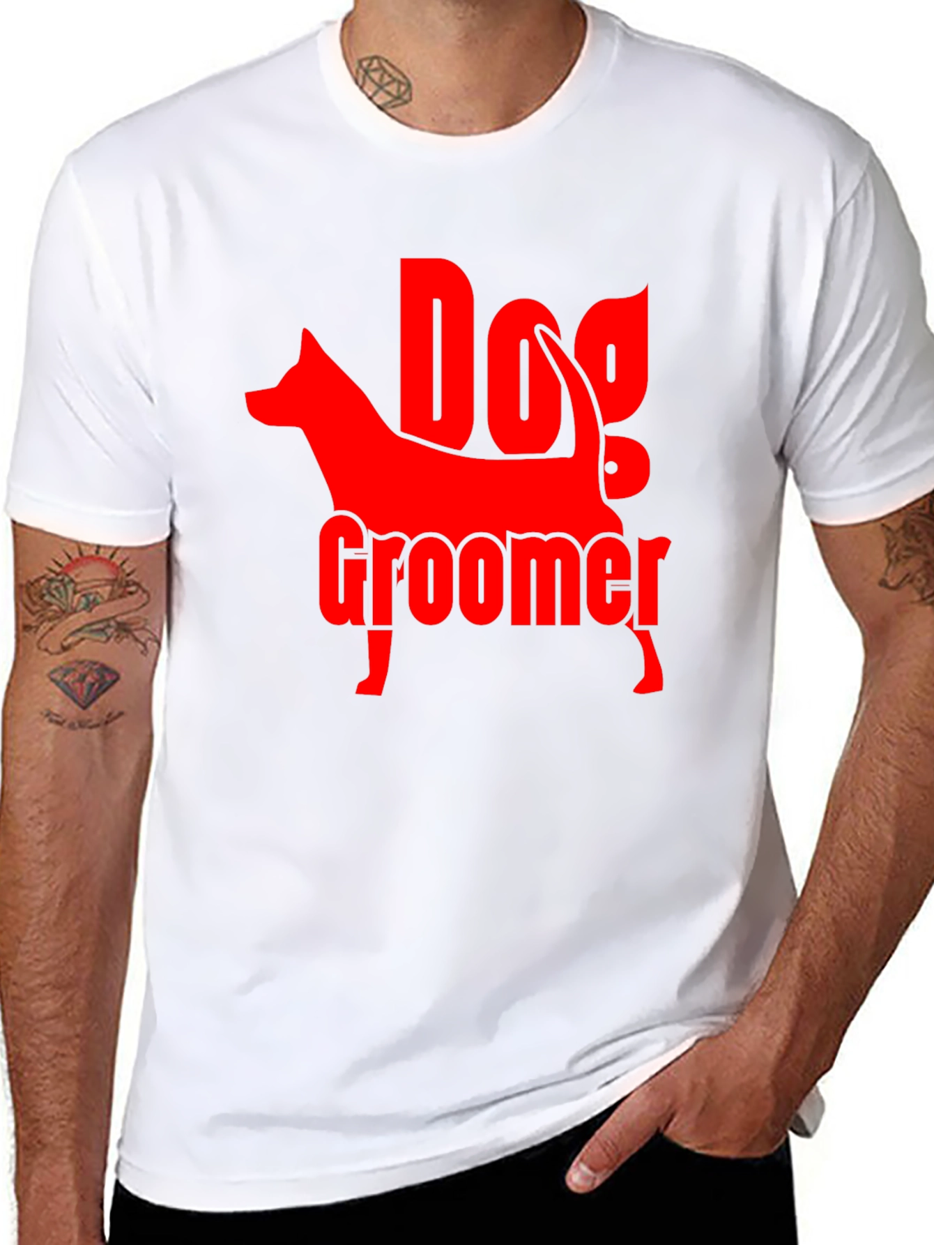 Dog Groomer Black T-Shirt