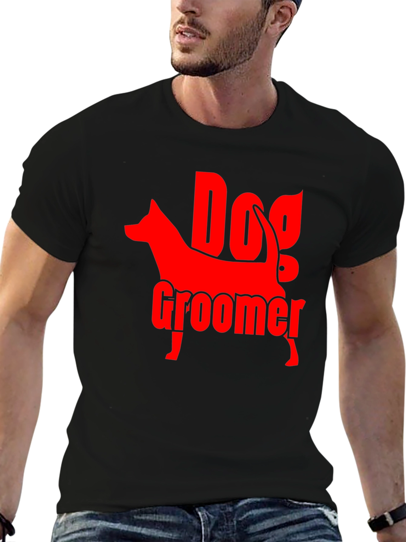 Dog Groomer Black T-Shirt