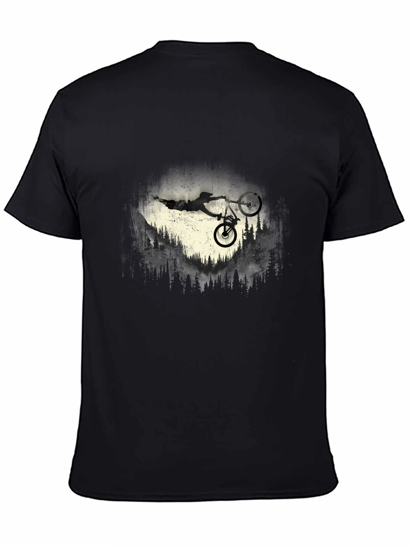 Mountain Bike Silhouette Graphic Tee