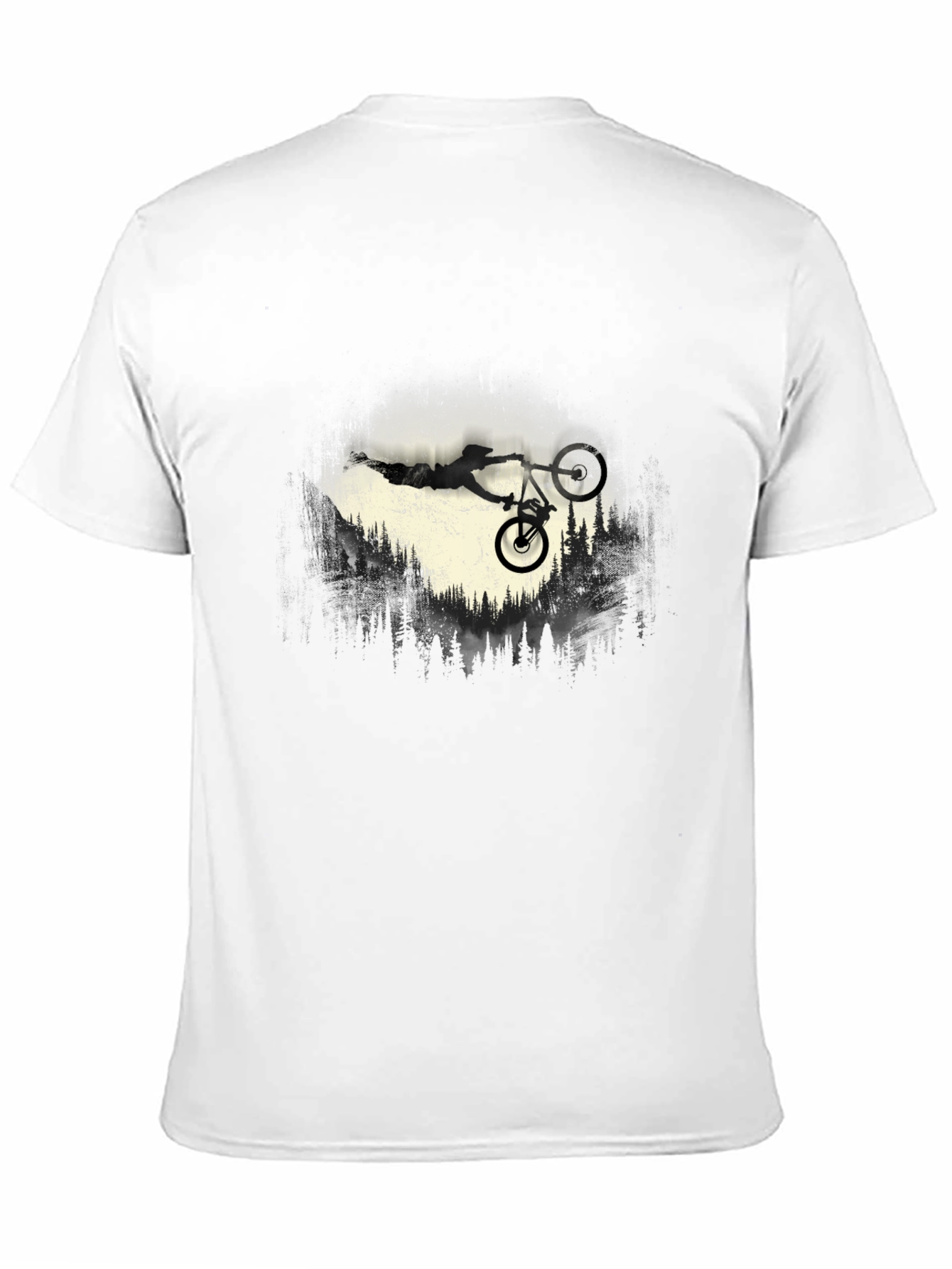 Mountain Bike Silhouette Graphic Tee