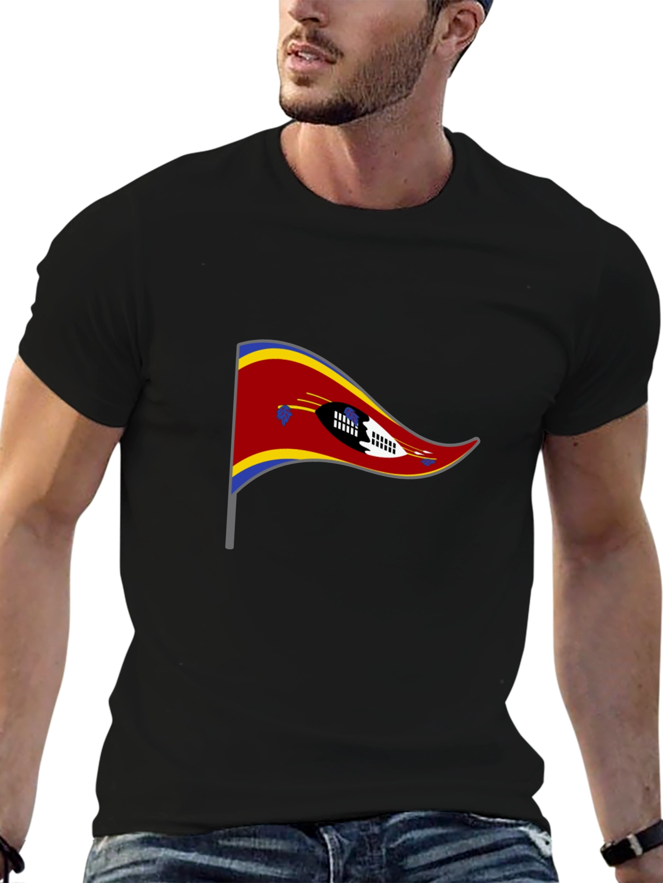 Eswatini Flag Graphic Tee