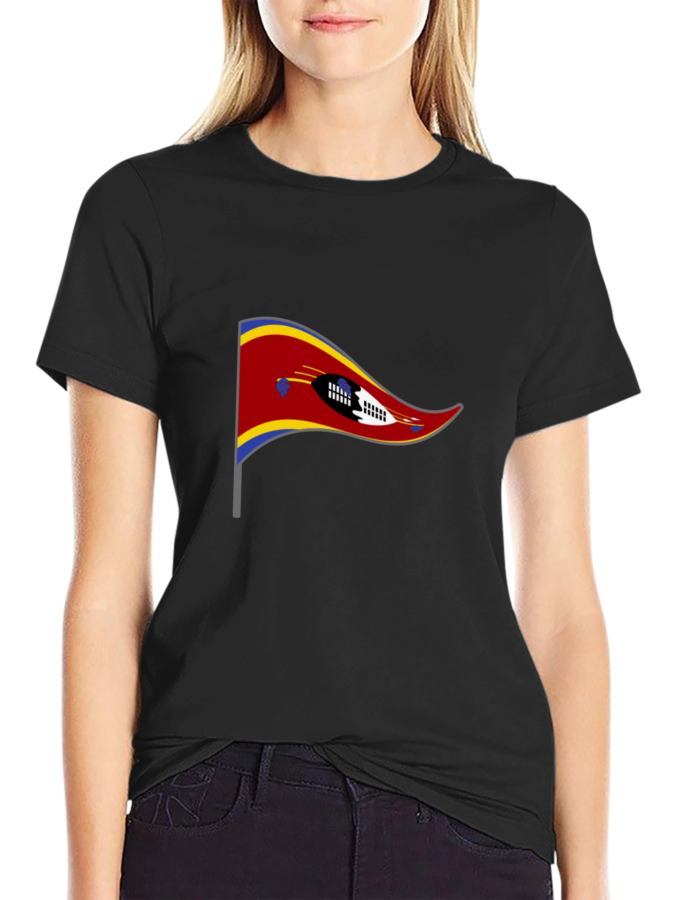 Eswatini Flag Graphic Tee