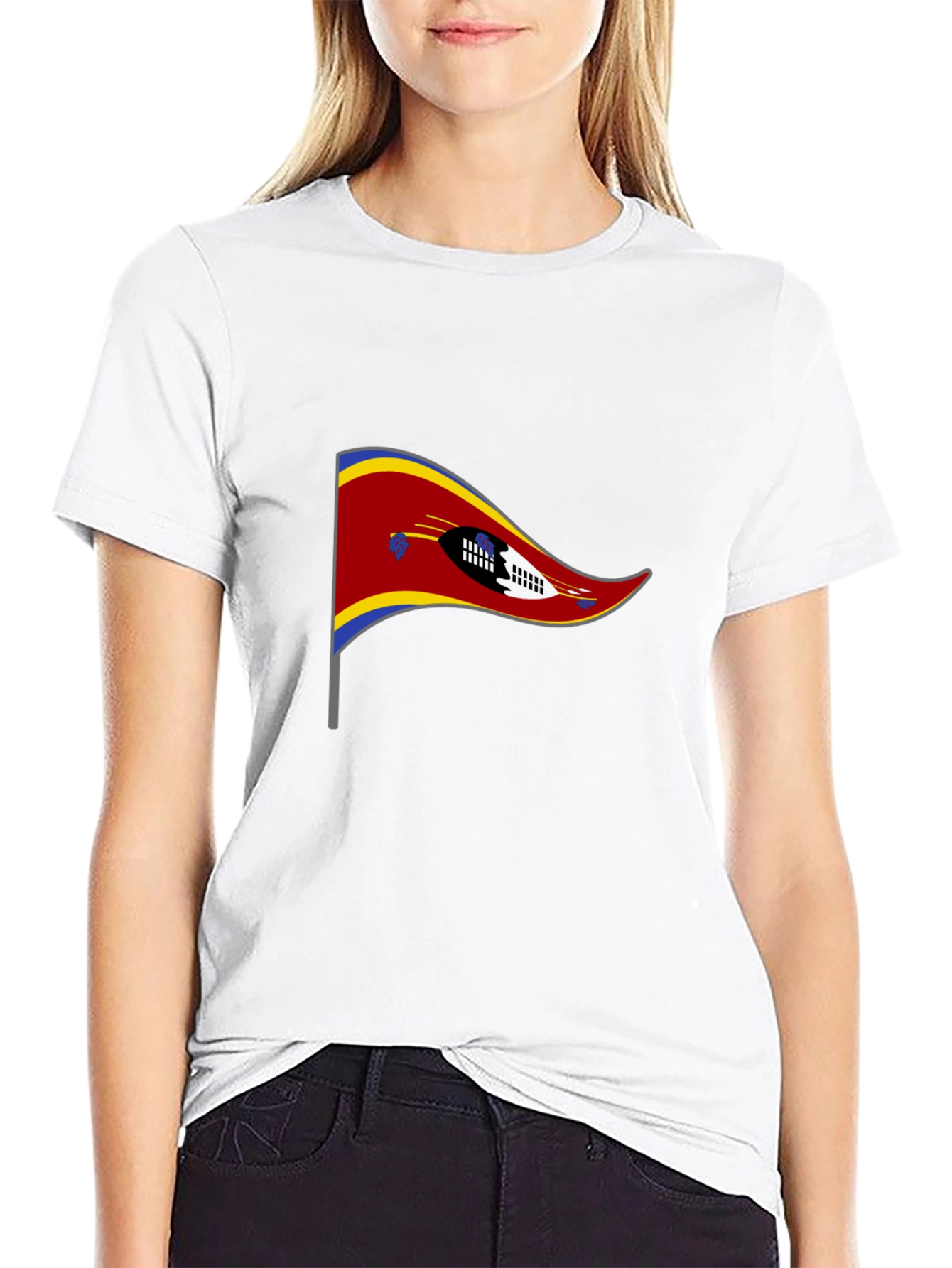 Eswatini Flag Graphic Tee