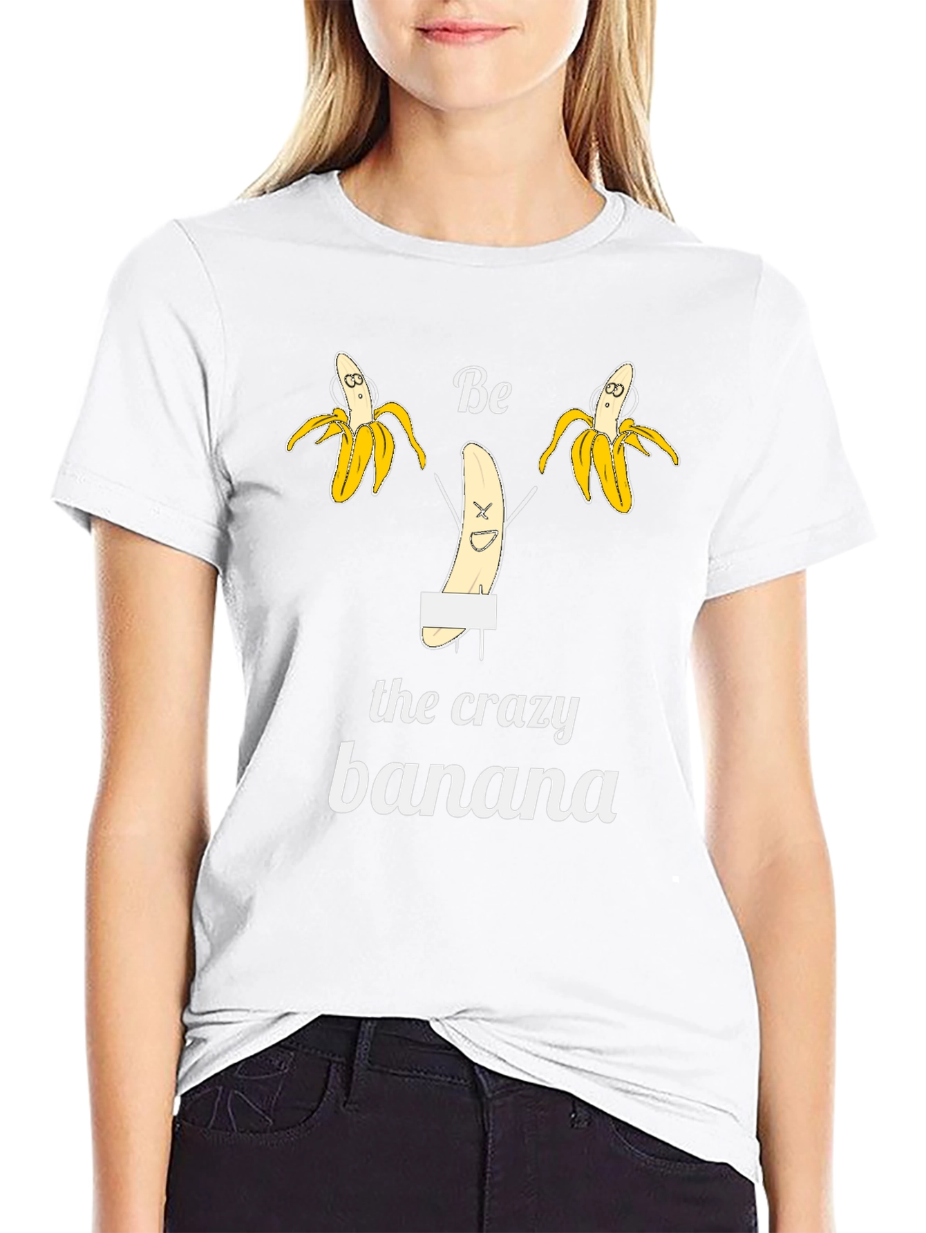 Be the Crazy Banana Black T-Shirt