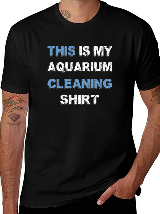 Aquarium Cleaning Shirt - Funny Fish Keeper Tee